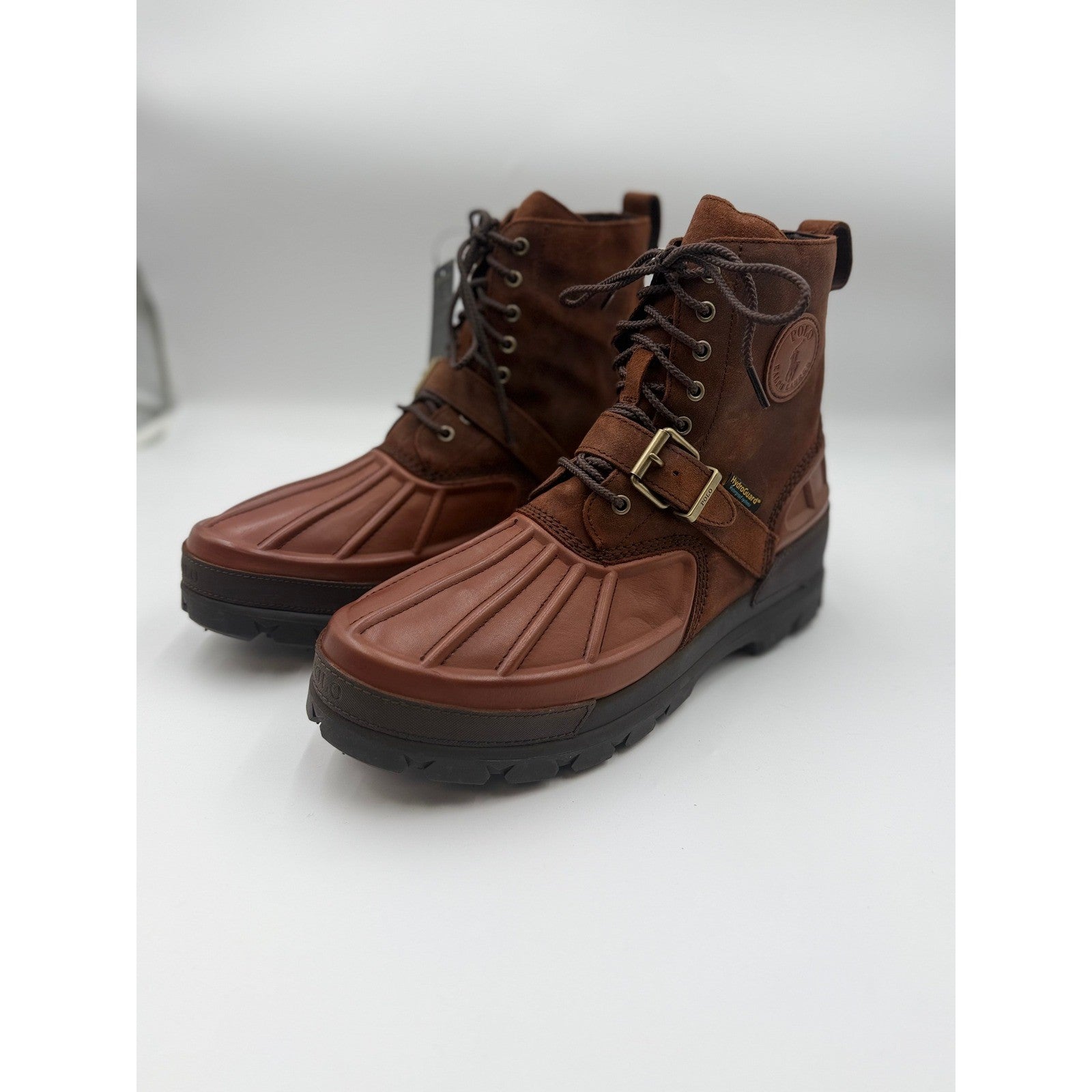 NWT POLO RALPH LAUREN Men's 14D Oslo High Waterproof Leather-Suede Boot
