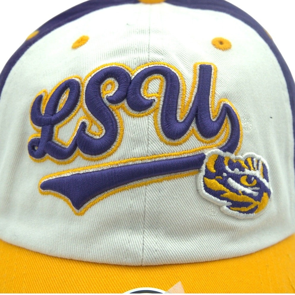LSU Tigers Hat – ’47 Brand Clean Up Adjustable – Purple/Gold – NWT (Kids)