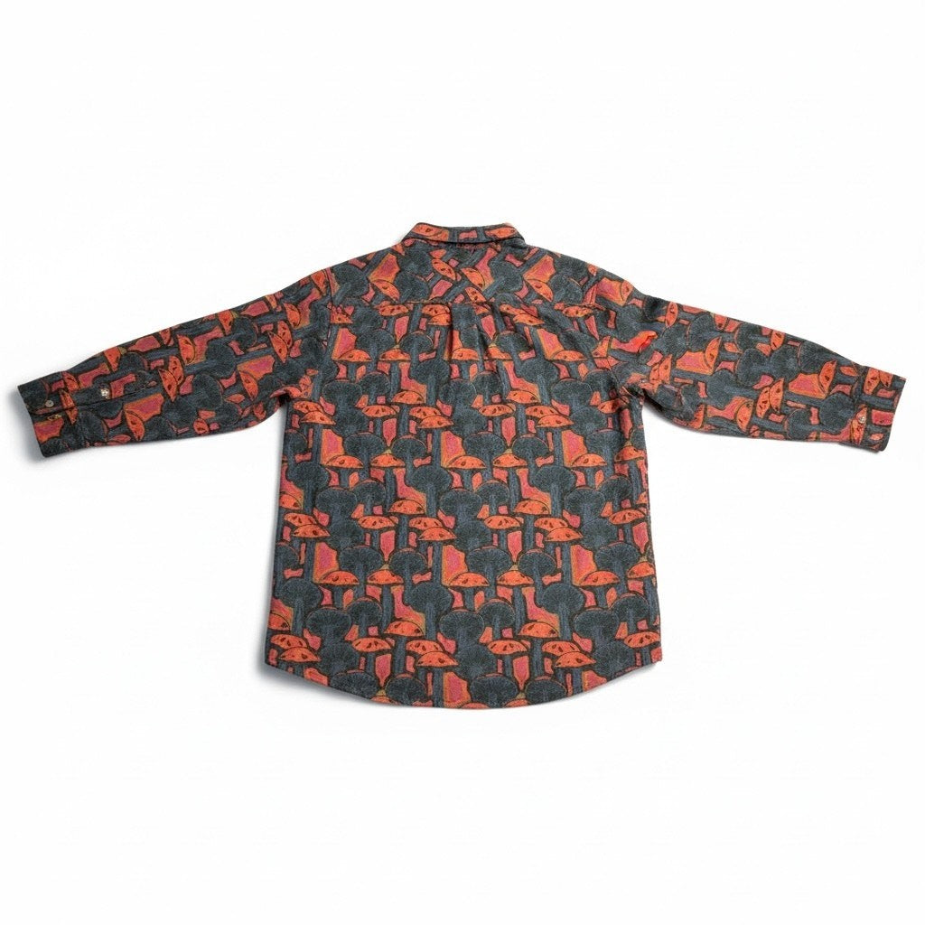 NWT Chubbies "The Funky Spore" Fleece Flannel Overshirt Men’s Extra Large