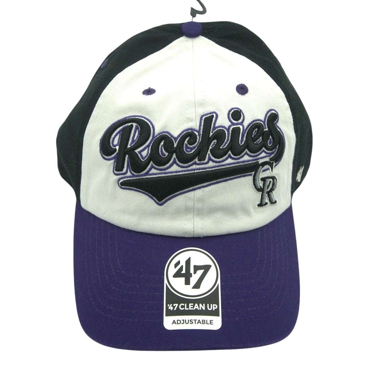 NWT Colorado Rockies Youth Hat 47 Brand Clean Up Adjustable MLB