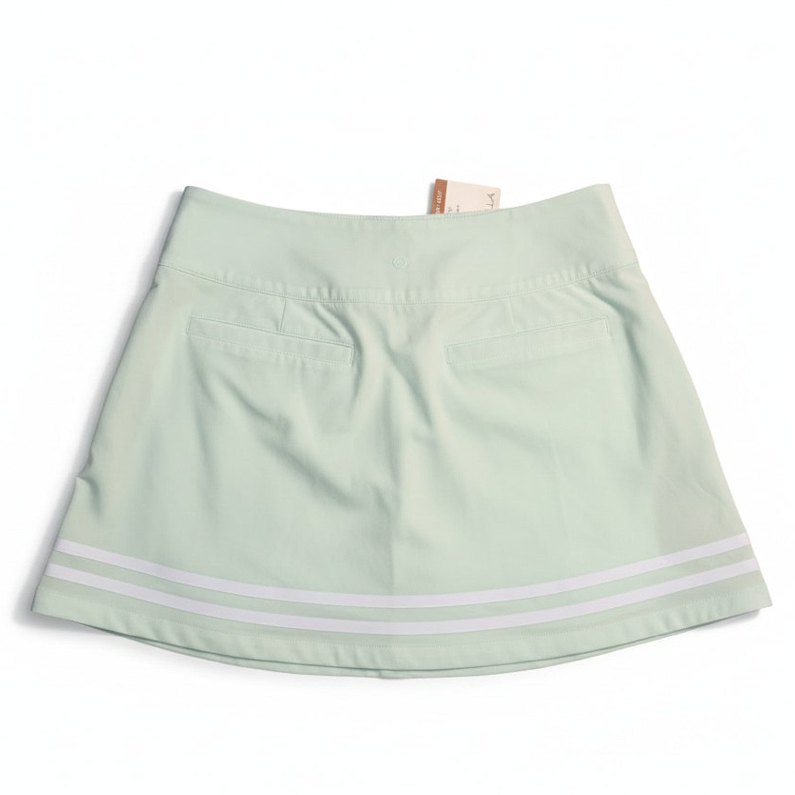 CALIA Truelight Golf 15" Pleated Skirt in Mint Ceylon Green Women's 8