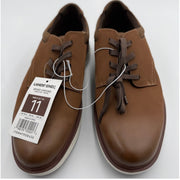 Lands' End Sport Oxford in Dark Tan/White Men's Size 11