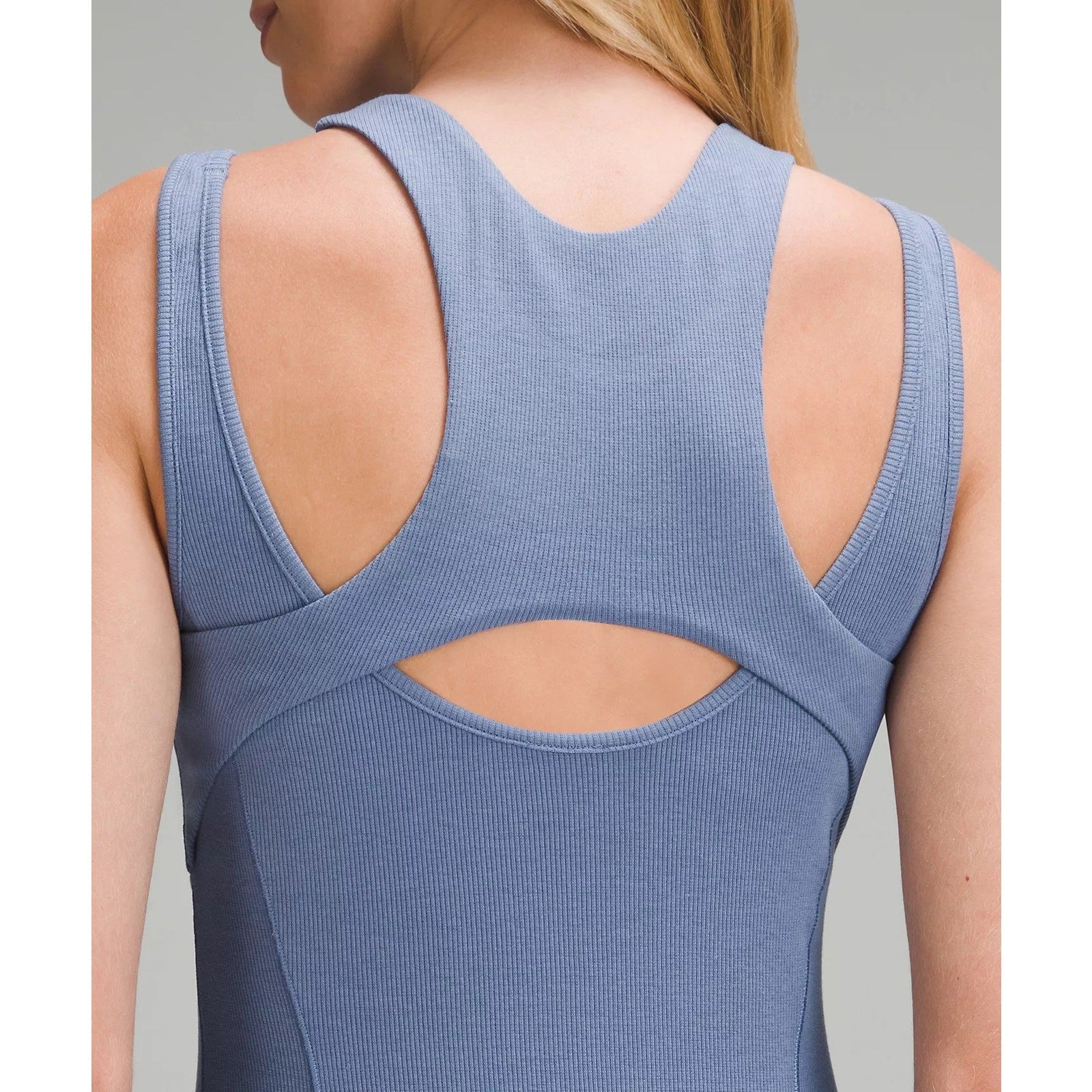 Lululemon Ribbed Cotton-Modal Cut-Out Dress – Women’s Size 4 – NWT