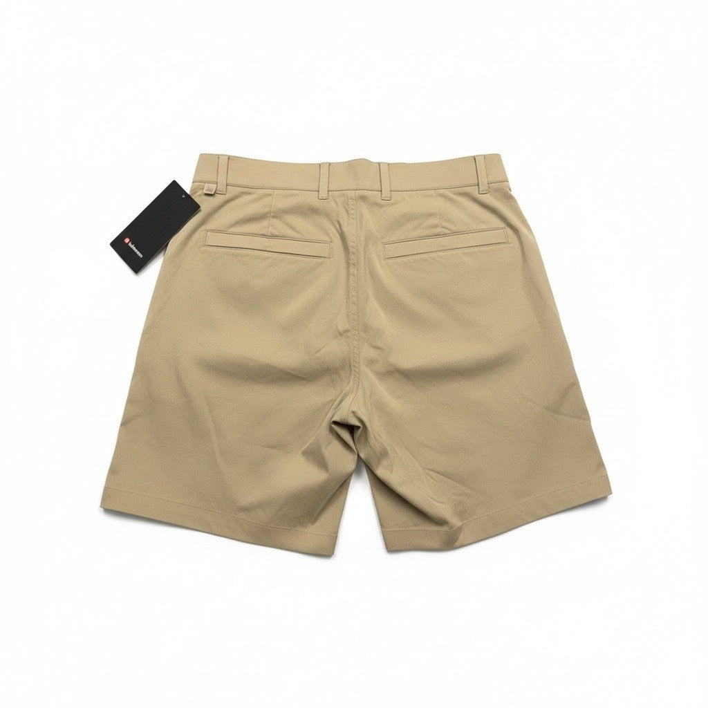 NWT Woven Relaxed-Fit Pleated Shorts – 8” Inseam, Size 31