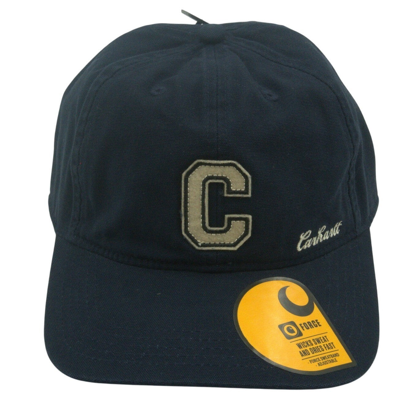 NWT Carhartt "C" Logo Embroidered Hat – Unisex Adjustable – Force Sweatband