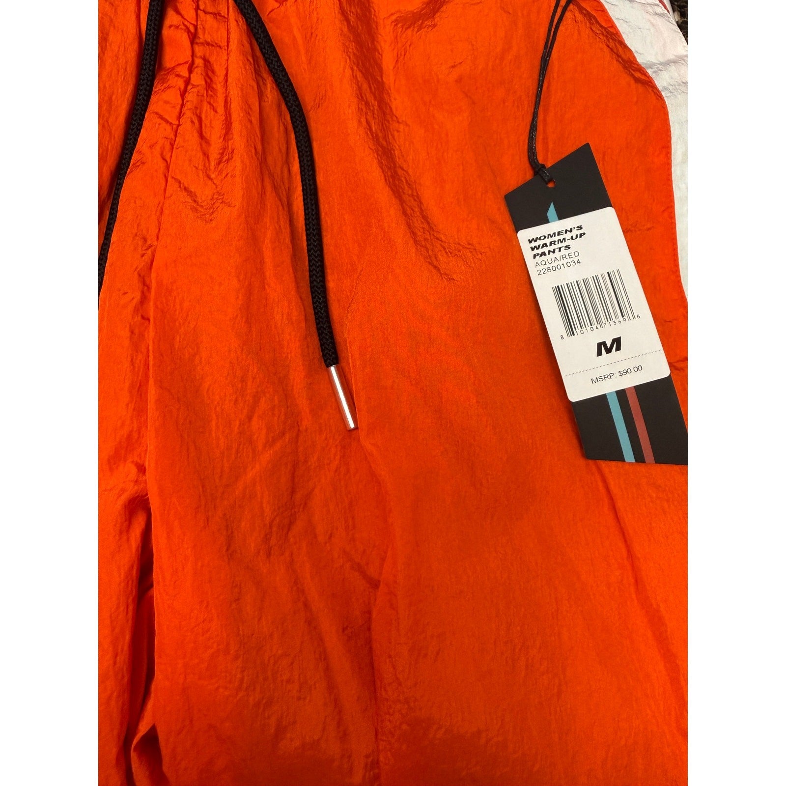 NWT Moolah Women’s Basketball Warm-Up Windbreaker Pants Colorblock Medium