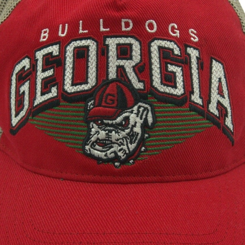 47 Brand Georgia Bulldogs Trucker Hat – Red / Khaki – NWOT