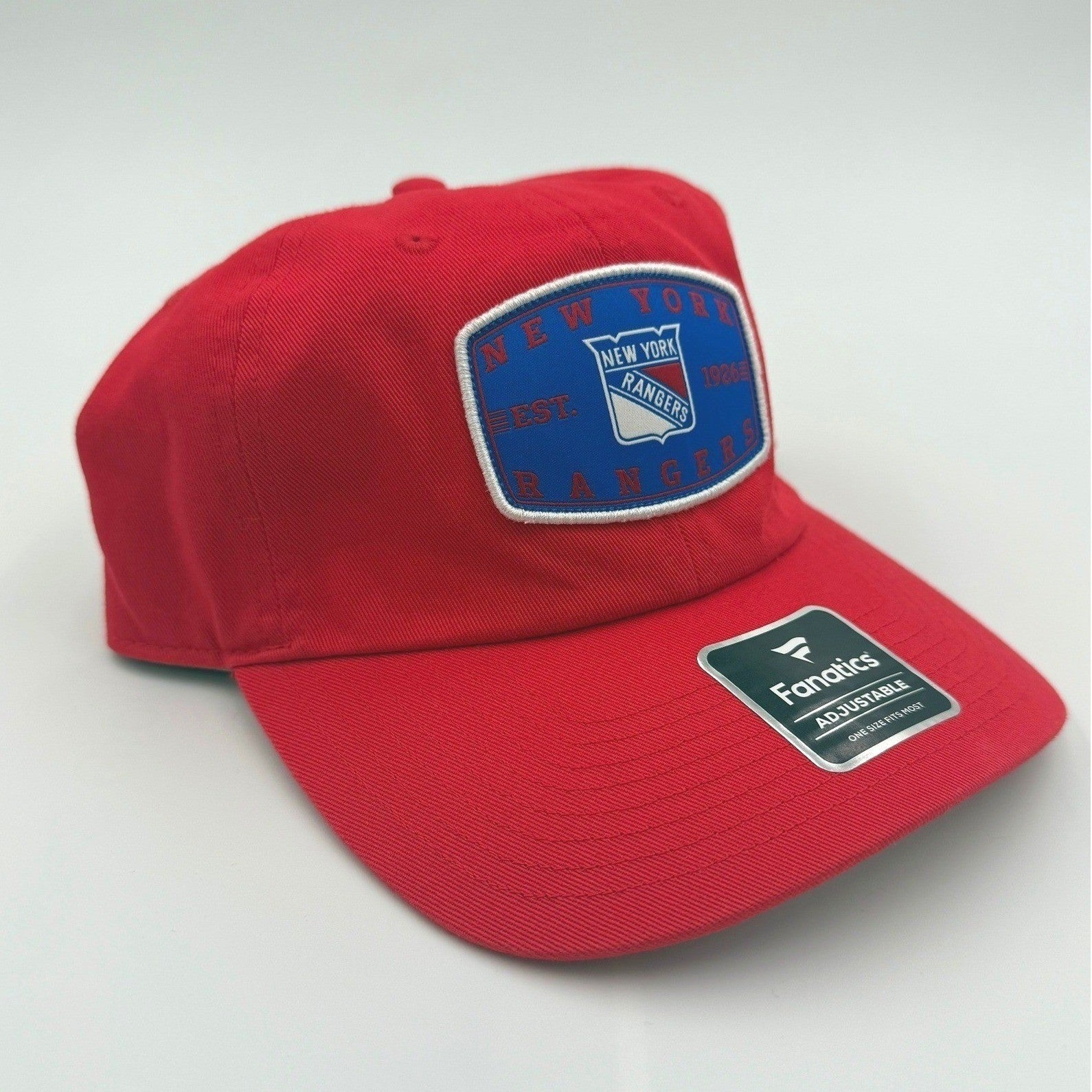 🧢 New York Rangers Fanatics Adjustable Hat – OSFM – Red – NHL