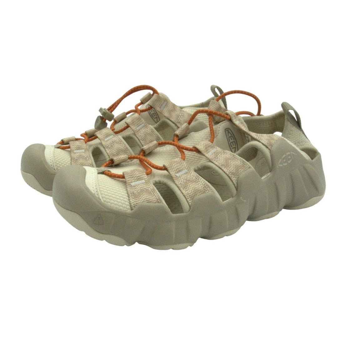 NWT KEEN Newport H2 Light Beige/Tan with Orange Bungee Laces | Women's 8.5