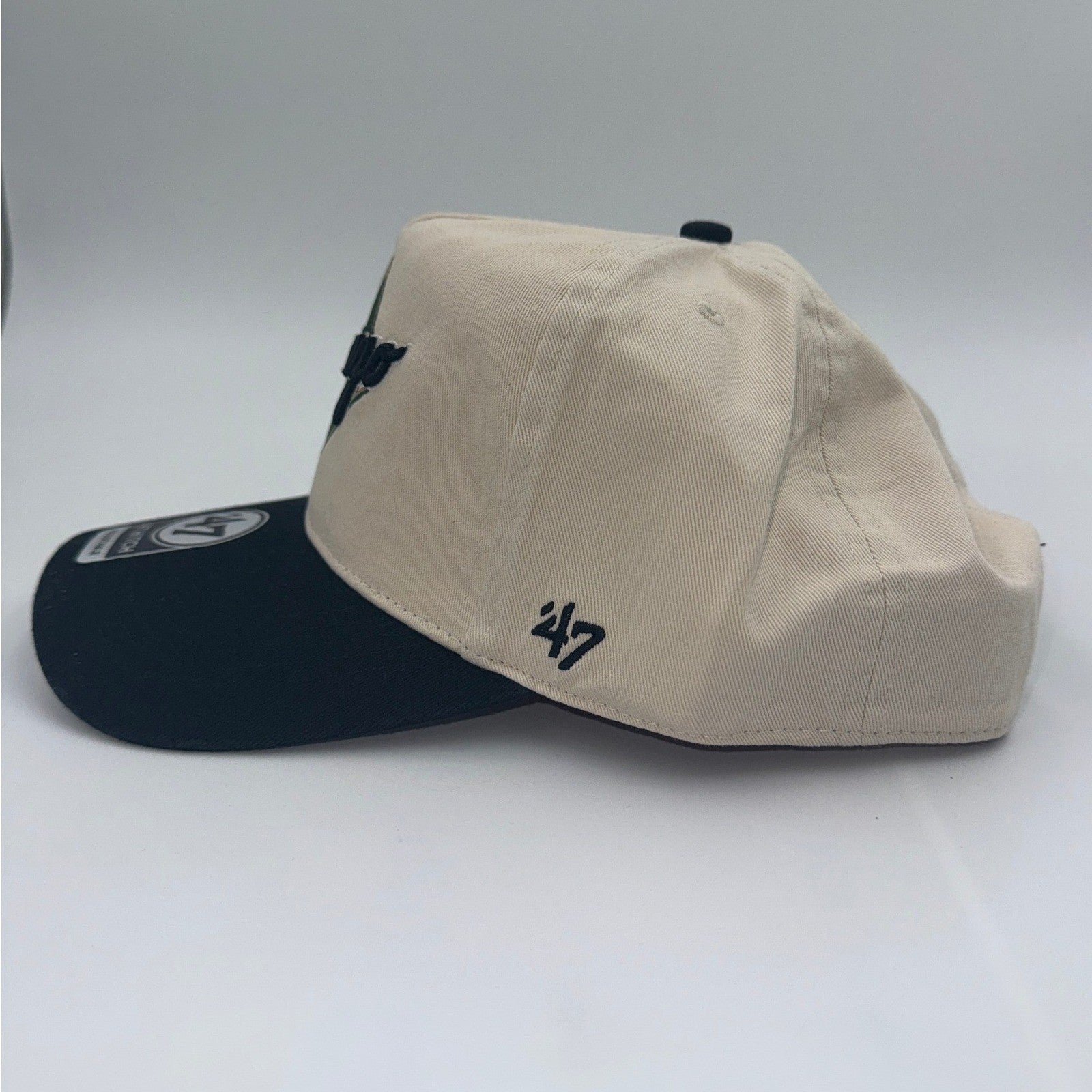 🧢 NWT '47 Brand Chicago White Sox Hitch Adjustable Hat | Natural / Black | OSFA