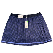 NWT Walter Hagen Side Pleat Contrast Skort Argyle Geo Navy | Women's XXL