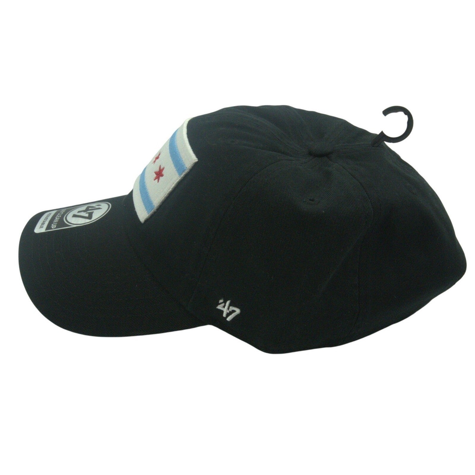 NWT 47 Brand NHL x Chicago, Chicago Flag Blackhawks Adjustable Hat – Unisex OSFM