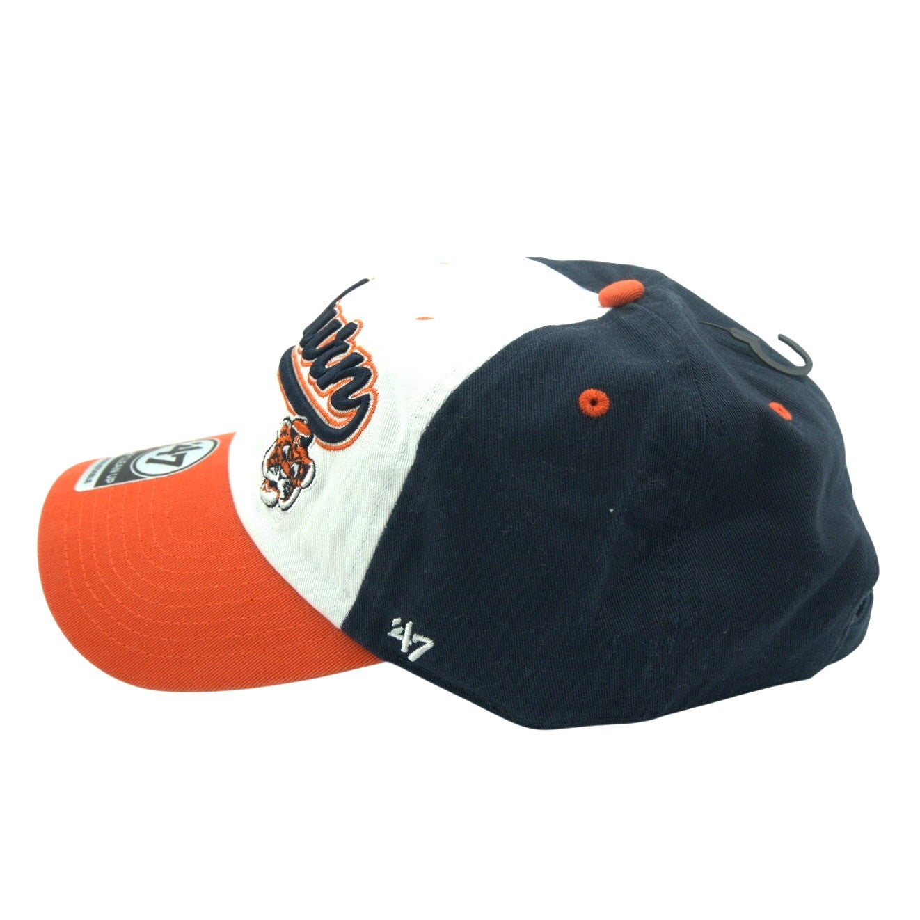 Auburn Tigers ‘47 Brand Clean Up Adjustable Hat Navy Orange NWT OSFM