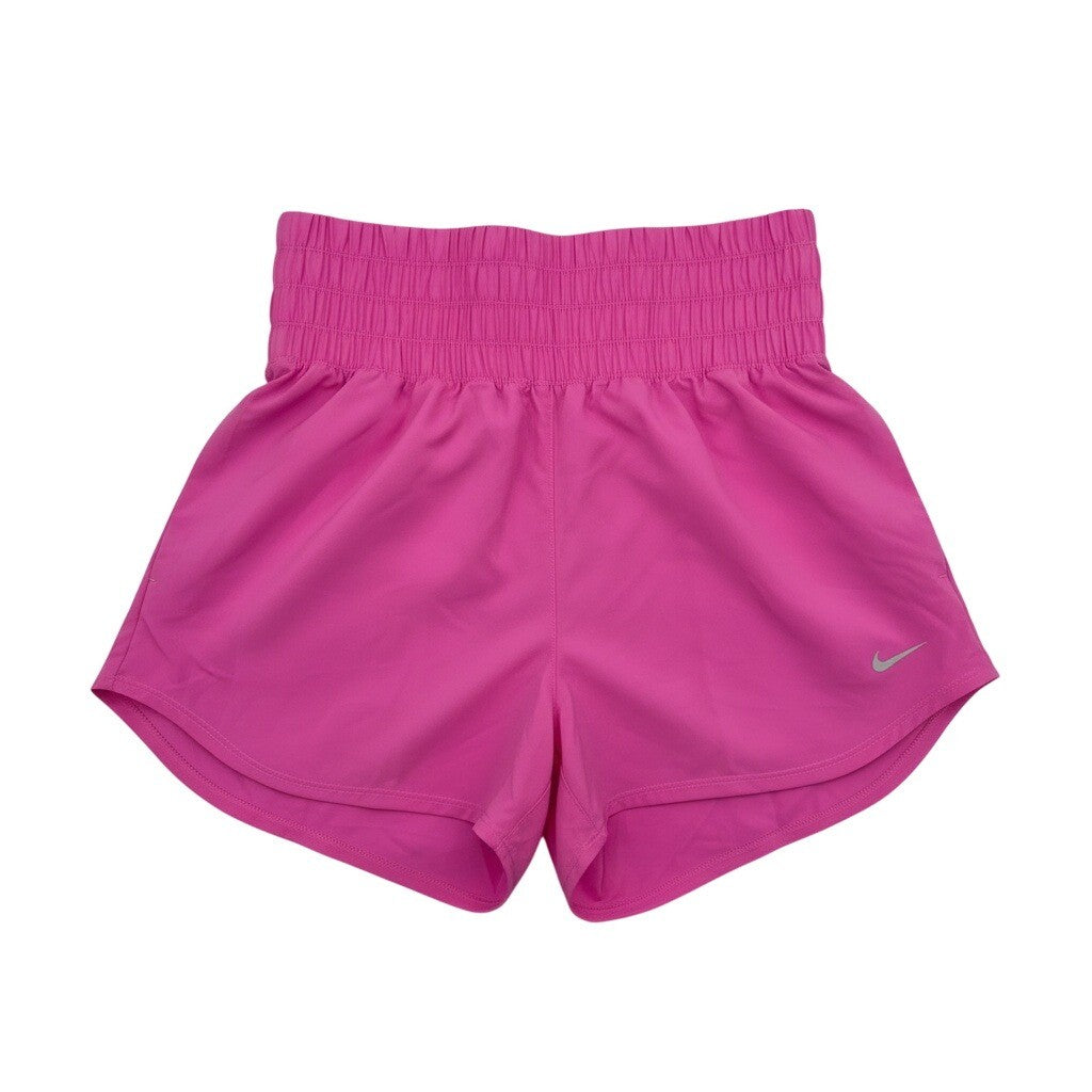 NWT Nike Women's Medium Training Shorts Pink  | High-Waisted Dri-FIT | IM#722135
