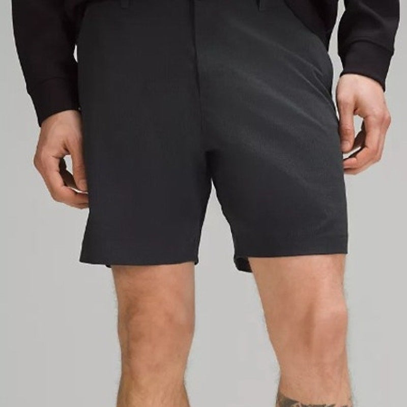 NWT Lululemon ABC Classic-Fit Short 7” – WovenAir – Obsidian – Size 34