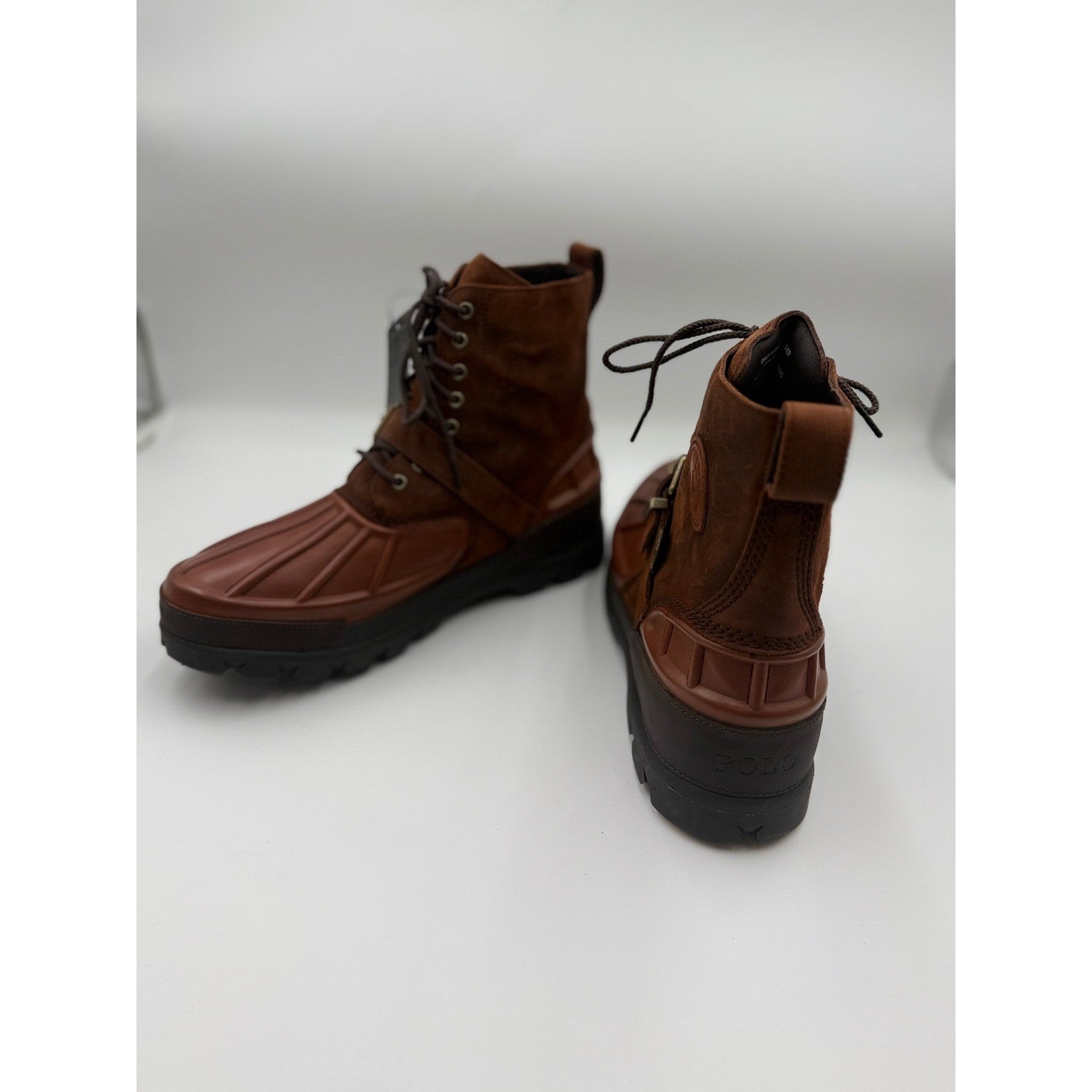 NWT POLO RALPH LAUREN Men's 14D Oslo High Waterproof Leather-Suede Boot