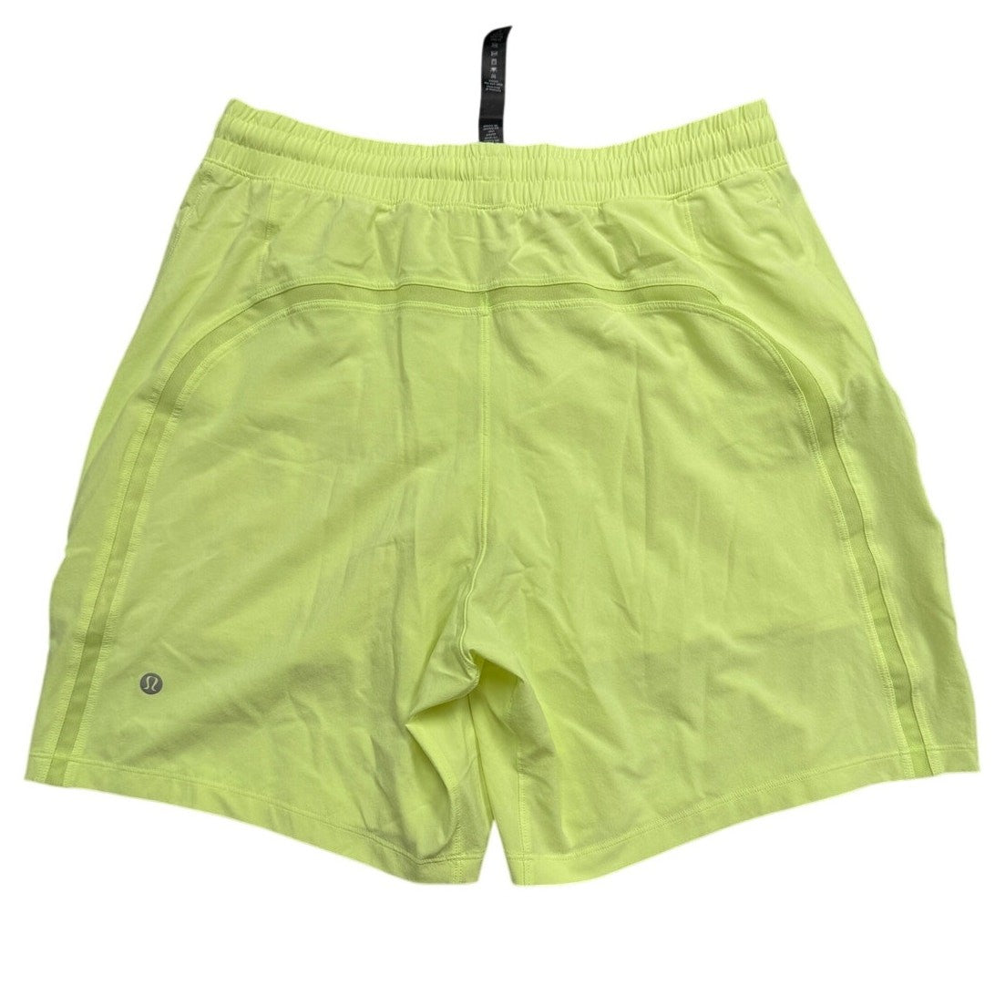 NWT Lululemon Men’s Medium Neon Green Athletic Shorts w/ Liner – Lightweight