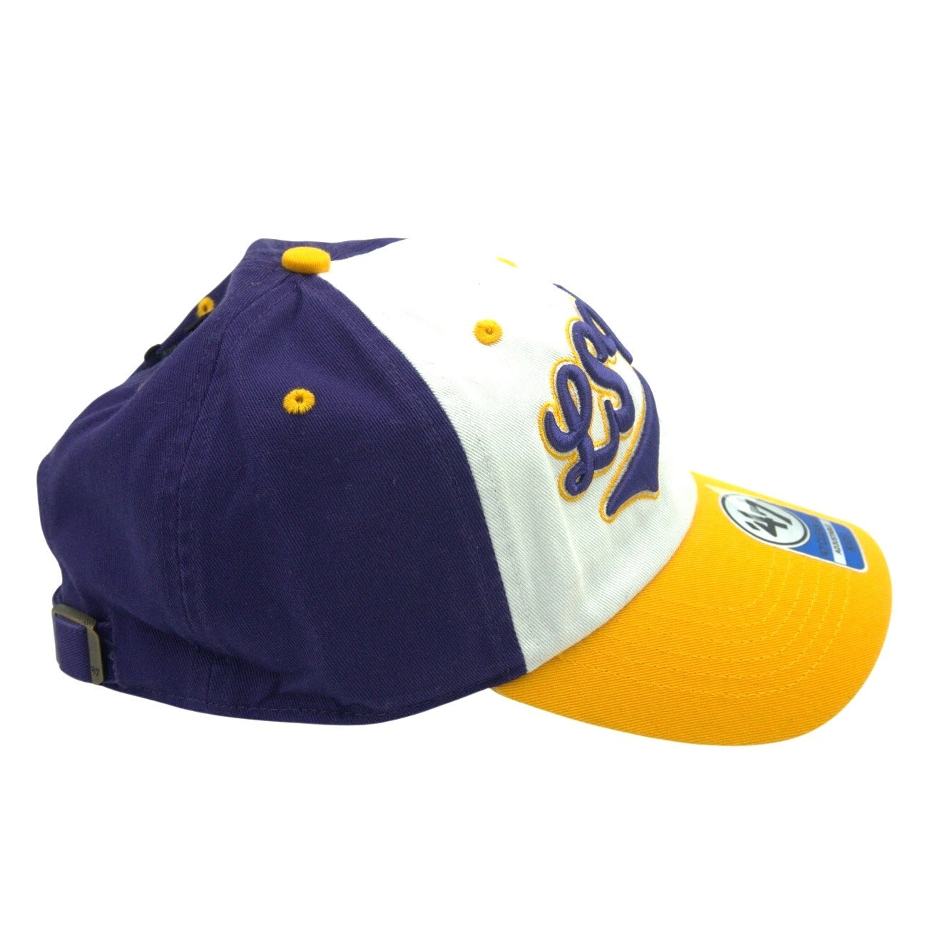 LSU Tigers Hat – ’47 Brand Clean Up Adjustable – Purple/Gold – NWT (Kids)