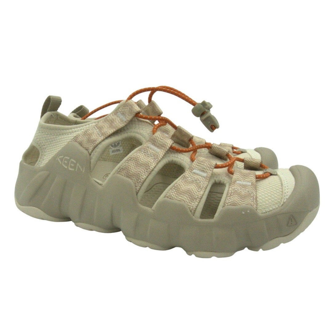 NWT KEEN Newport H2 Light Beige/Tan with Orange Bungee Laces | Women's 8.5