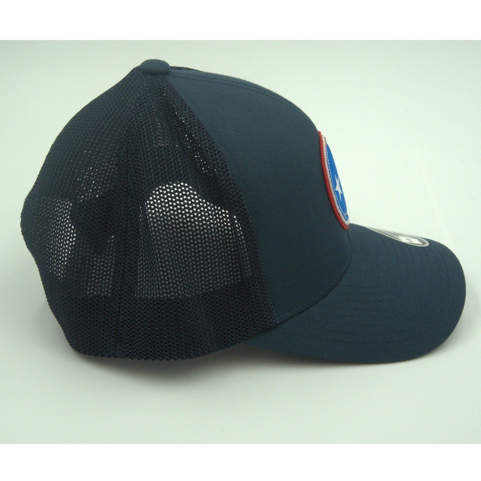 NWT Travis Mathew Golf Snapback Mesh Trucker Hat – Navy – River Walk Texas Flag