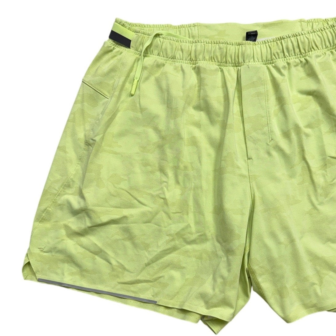 Lululemon T.H.E. Short XXL Neon Yellow Camo Men’s Training Short