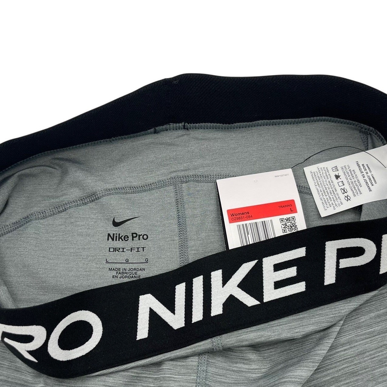 Nike Pro 365 Women's 5" Training Shorts – Size Large | Gray & Black