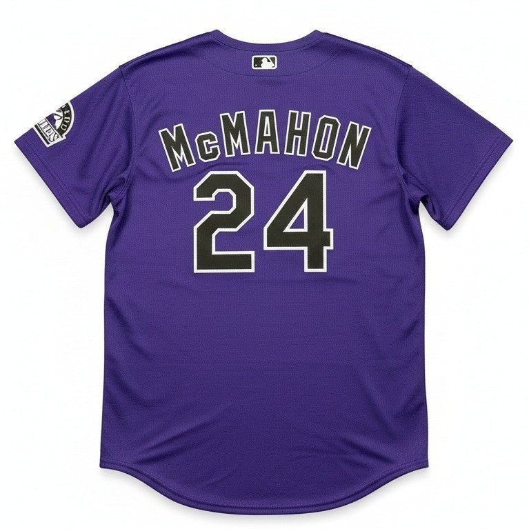 NWT Nike Colorado Rockies McMahon #24 MLB Replica Baseball Jersey – Youth Large