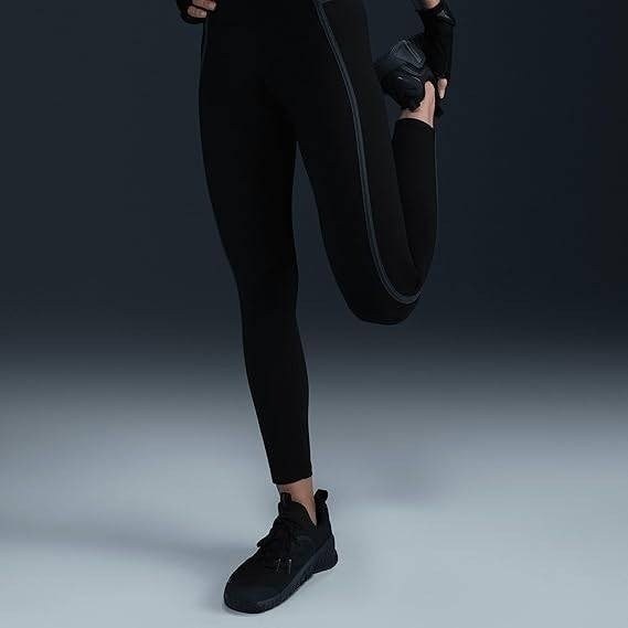 NWT Nike One Women's Medium High-Waisted 7/8 Leggings Black Armory Navy Dri-FIT