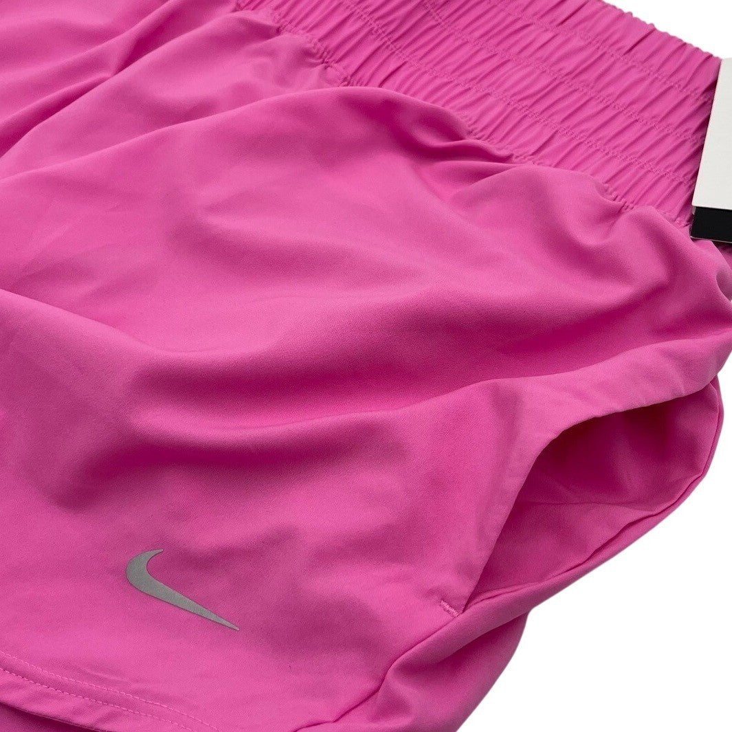 NWT Nike Women's Medium Training Shorts Pink  | High-Waisted Dri-FIT | IM#722135