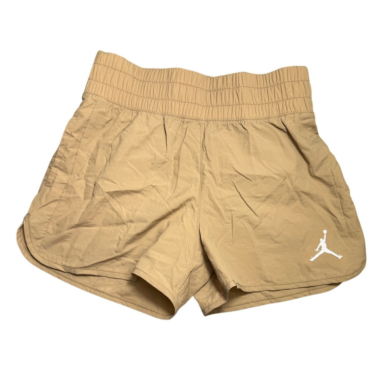 NWT Nike Jordan Youth Girls Large Khaki Shorts Legend Brown 5D170-XA3