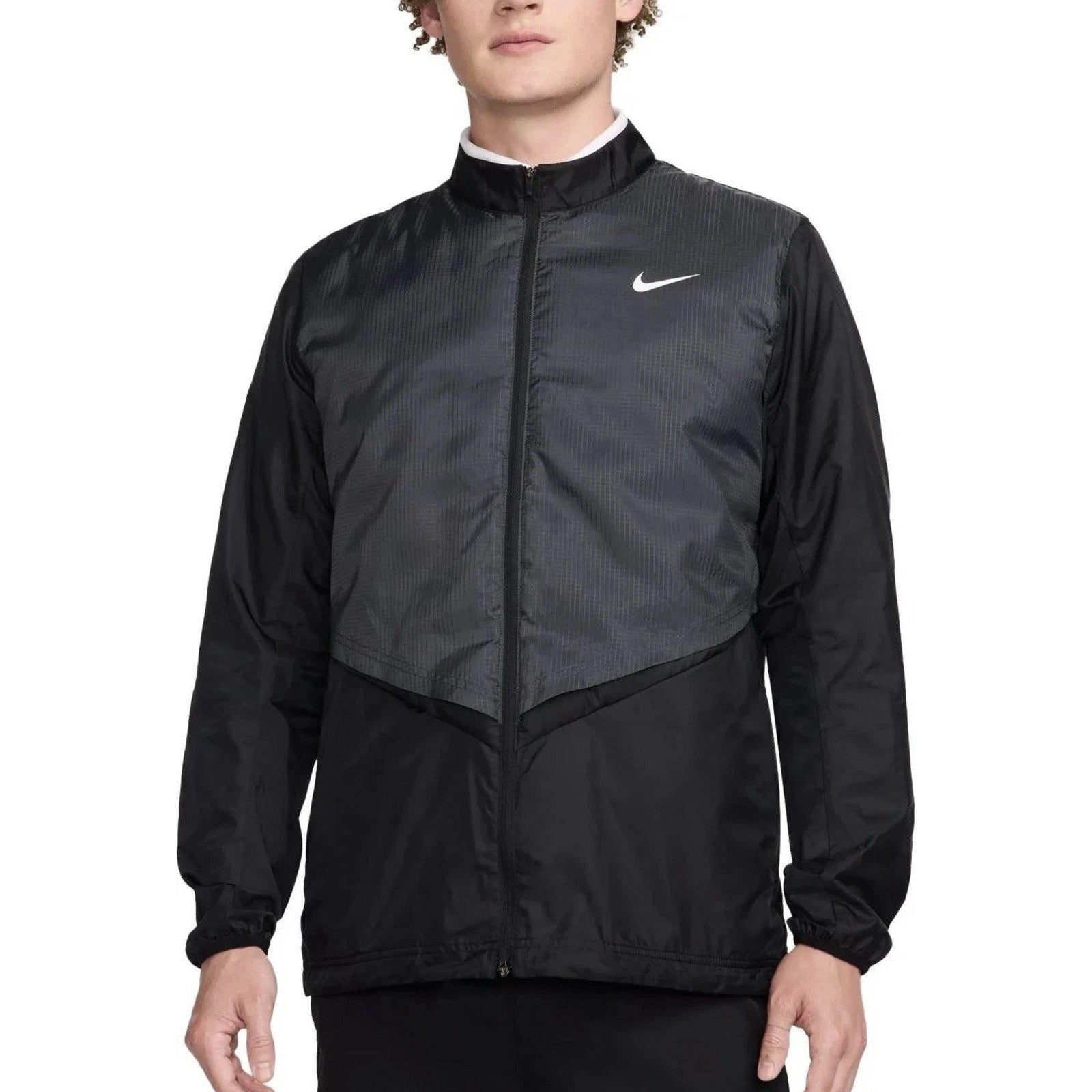 NWT Nike Mens Small Therma-FIT Repel Full-Zip Golf Black Jacket FQ0443 $250