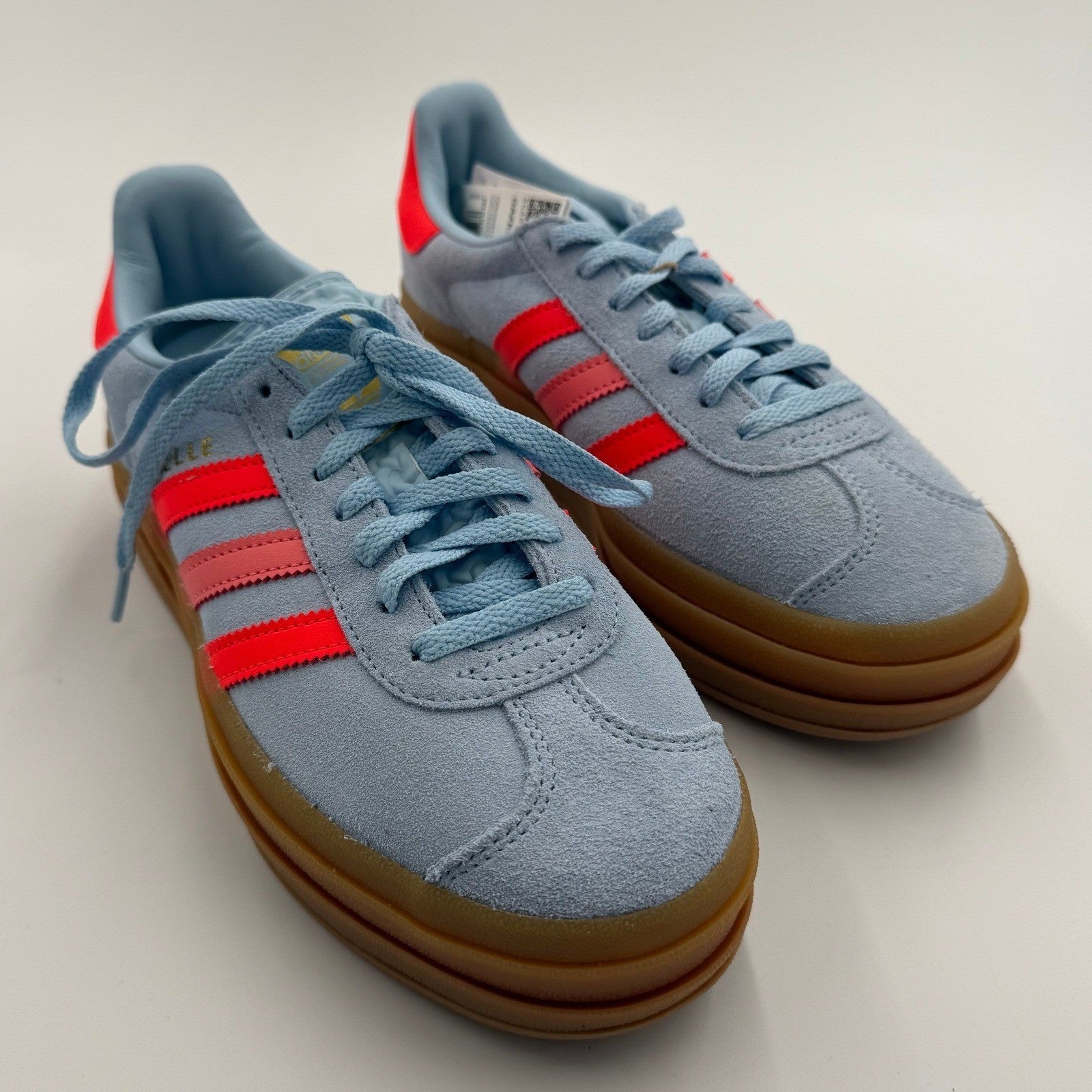 NIB/NWT adidas Gazelle Bold J US Size 5 | CLESKY / SOLRED / GOLDMT