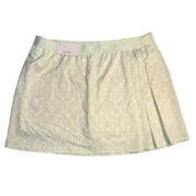 Lady Hagen Women's XXL 16" Prt Side Pleat Skort in Mint Seashells