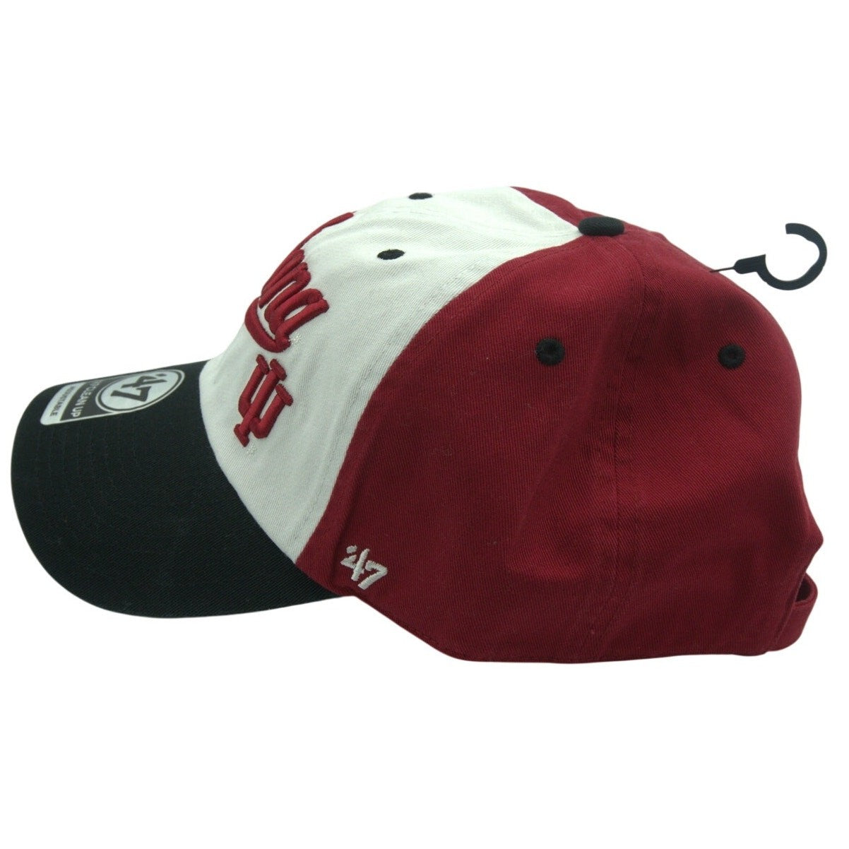 NWT Indiana Hoosiers ’47 Brand Clean Up Adjustable Hat – Razor Red / White