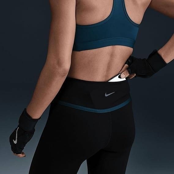 NWT Nike One Women's Medium High-Waisted 7/8 Leggings Black Armory Navy Dri-FIT