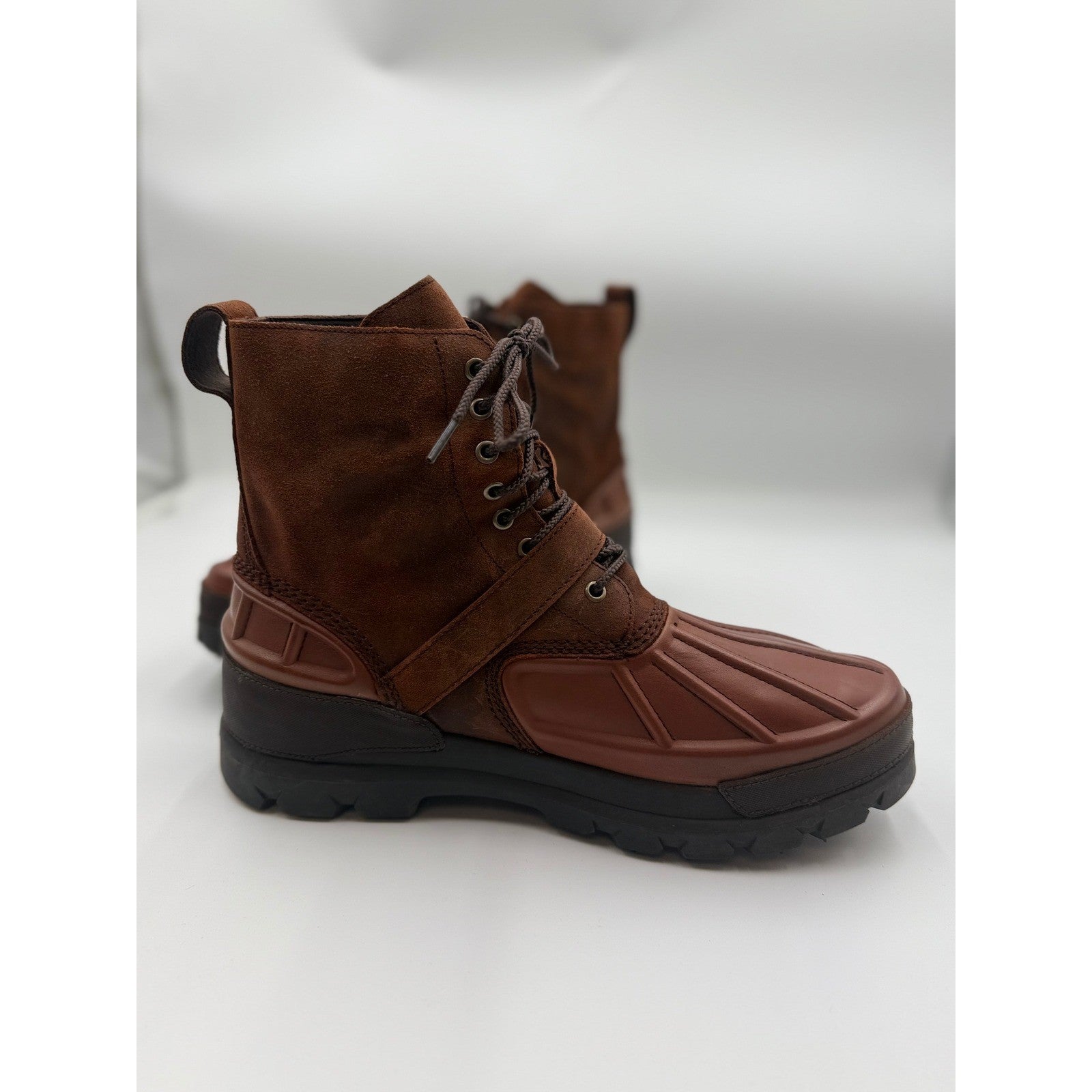 NWT POLO RALPH LAUREN Men's 14D Oslo High Waterproof Leather-Suede Boot