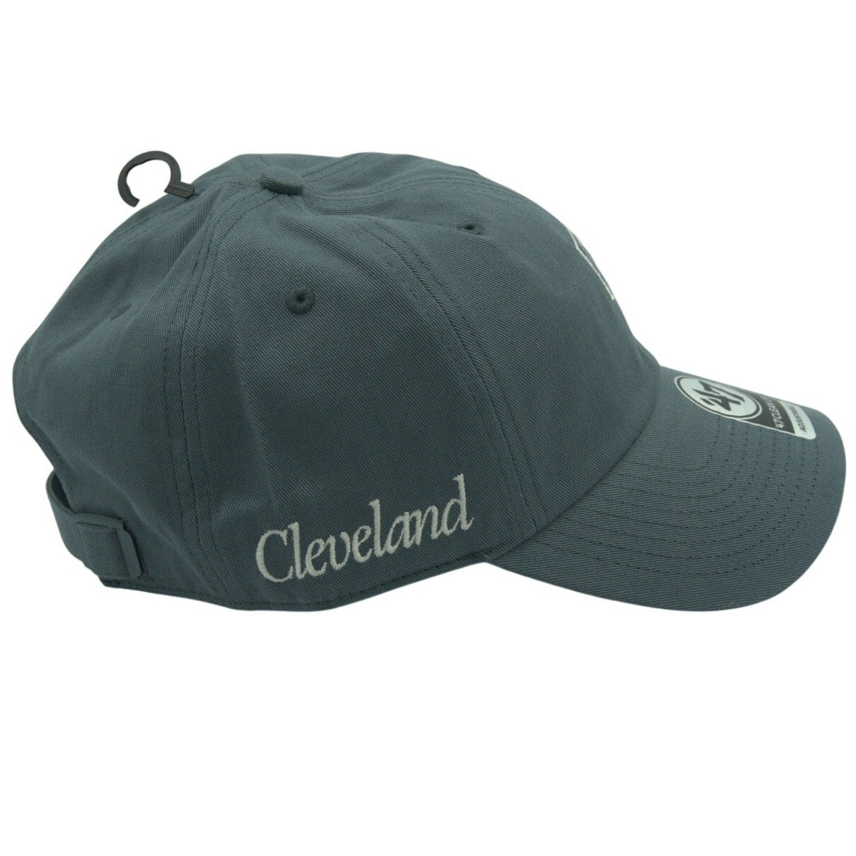 Cleveland Guardians ’47 Brand Clean Up Adjustable Hat – Slate Gray – MLB – NWOT