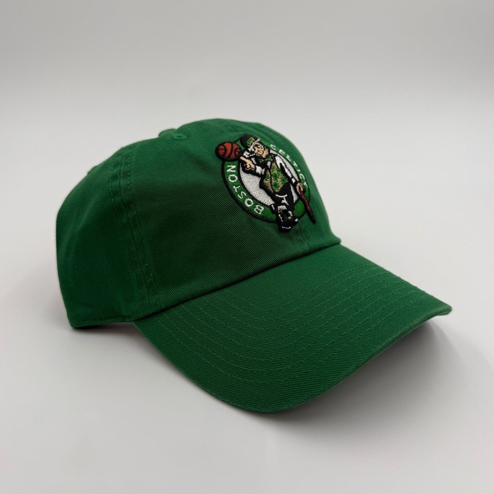🧢 '47 Brand Boston Celtics Mascot Clean Up Adjustable Hat | Green | Embroidered