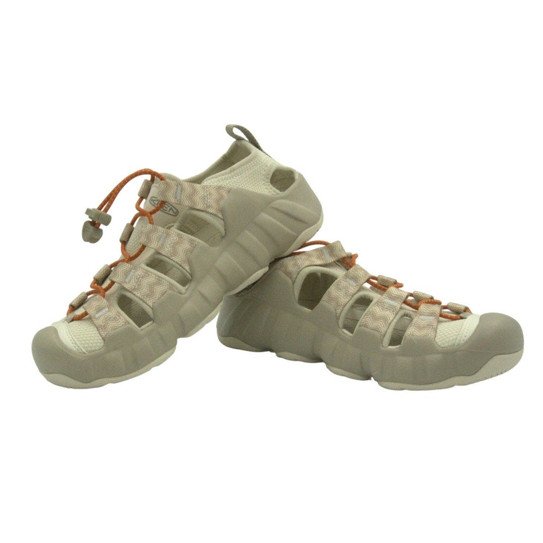 NWT KEEN Newport H2 Light Beige/Tan with Orange Bungee Laces | Women's 8.5