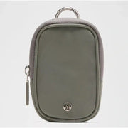 NWT Lululemon Olive Clippable Nano Pouch Keychain Bag