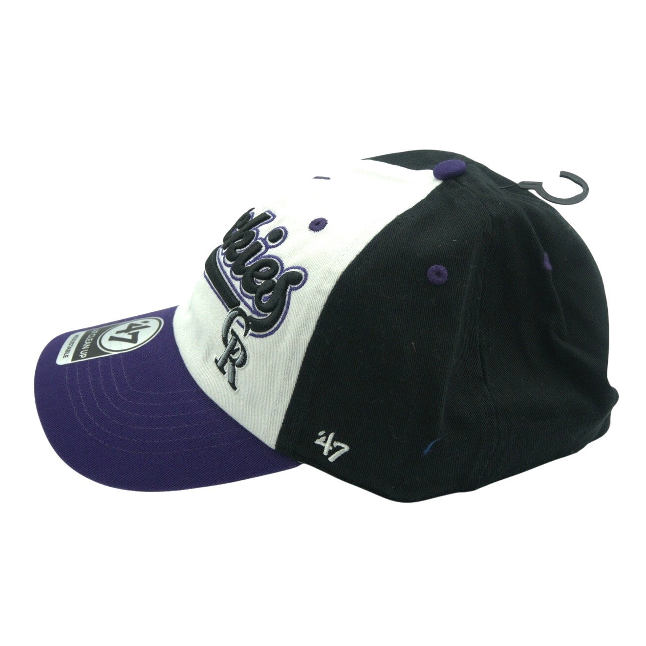 NWT Colorado Rockies Youth Hat 47 Brand Clean Up Adjustable MLB