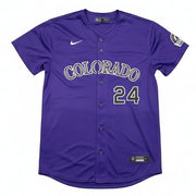 NWT Nike Colorado Rockies McMahon #24 MLB Replica Baseball Jersey – Youth Large