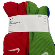 Nike Everyday Plus Cushioned Crew Training Socks – 6-Pack | Multicolor Unisex XL