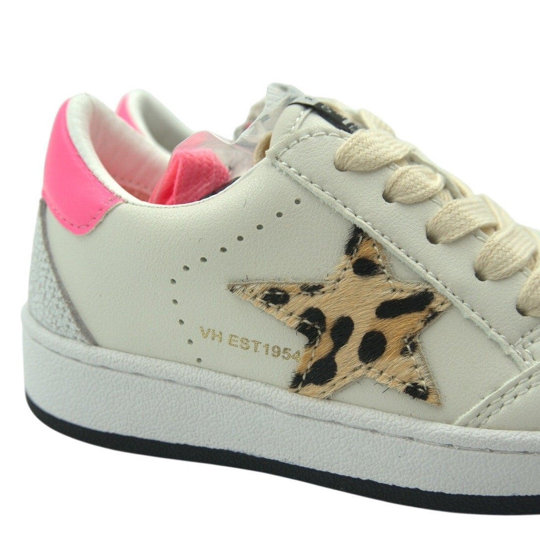 Vintage Havana VHK White Leopard Multi Sneakers – Girls Size 10
