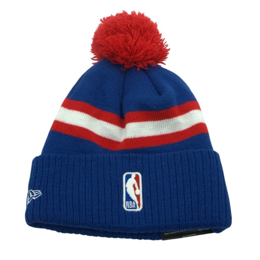 New Era Sacramento Kings Pom Beanie Youth Blue Red NBA Knit Hat – NWT