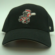NWT Cincinnati Reds '47 Brand Mr. Redlegs Youth Vintage Mascot Dad Hat Black MLB