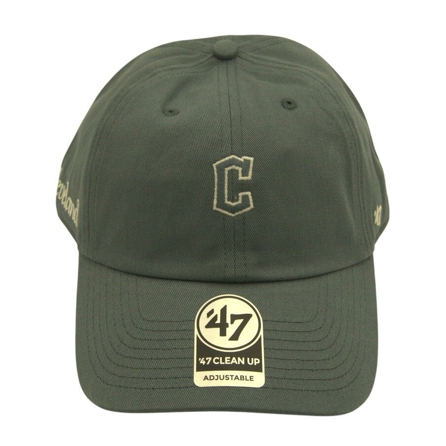 Cleveland Guardians ’47 Brand Clean Up Adjustable Hat – Slate Gray – MLB – NWOT