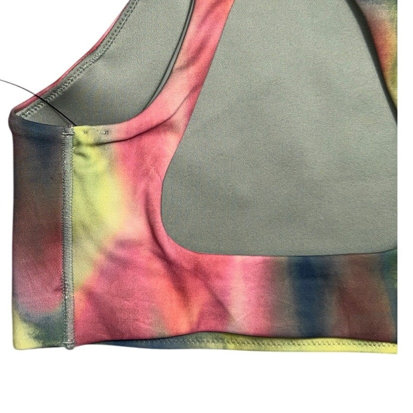 NWT Nike One Sports Bra XS HF5597-629 2/3 Medium Support Training Bra Multicolor