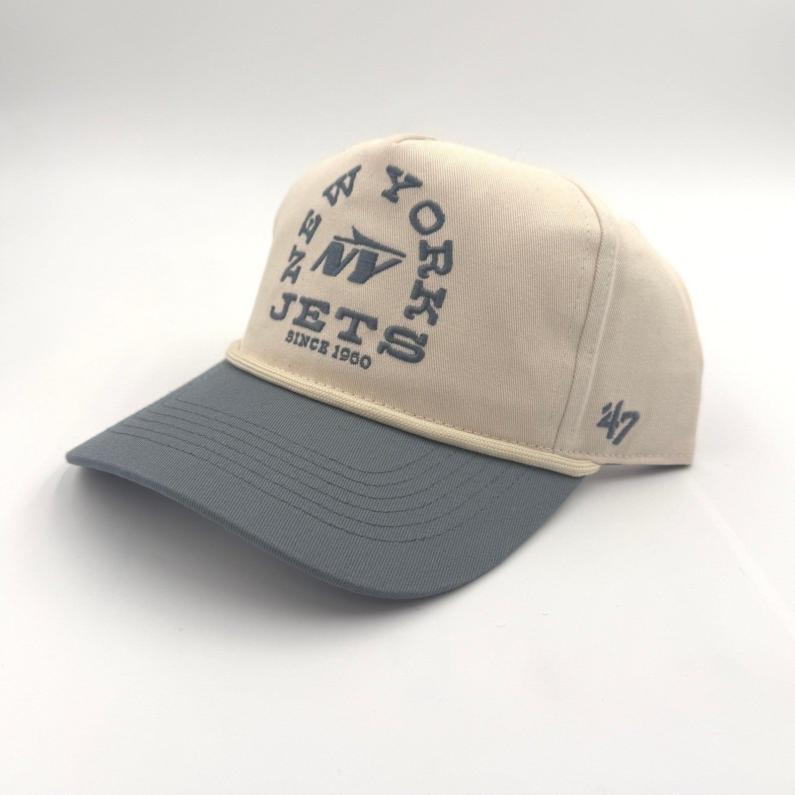 🧢 NWT New York Jets '47 Brand Snapback Hat | Rope Bill | Classic NFL Style