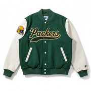 STARTER NFL Green Bay Packers Varsity Jacket Men's Large – Quilted Lining – NWT